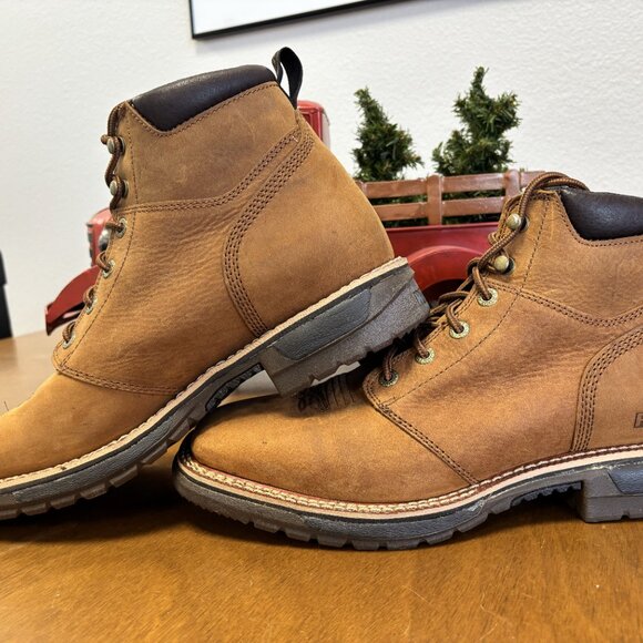 Rocky Men’s Leather Work Boots – Tan – Excellent Pre-Owned Condition Size 11 W - Picture 5 of 9